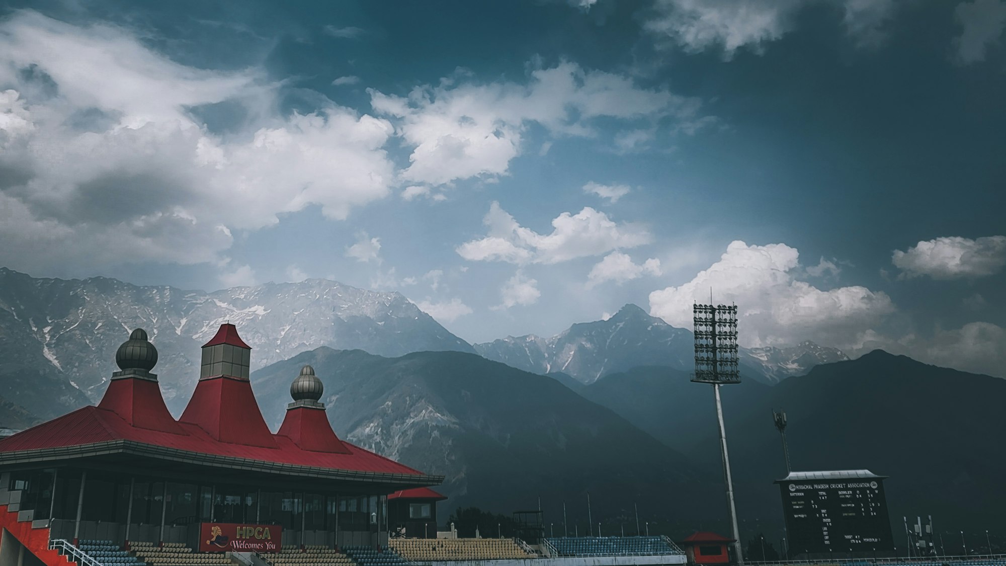 Match Day in the Mountains: Cricket at HPCA Stadium